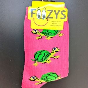 Foozys Turtle Socks NWT